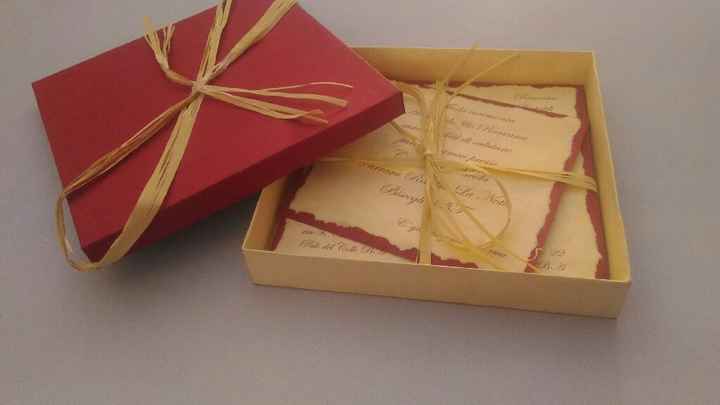 Finalmente all'opera per le mie partecipazioni! - 1