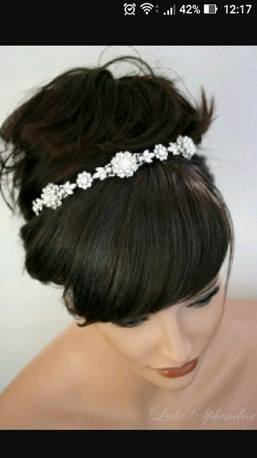  Acconciatura sposa fronte alta - 1