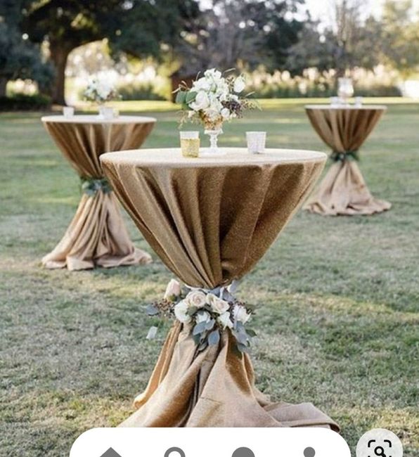 Tavolini allestimento 1