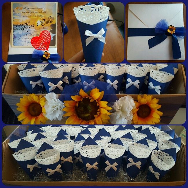 Coni porta riso con cesti fai da noi - 1