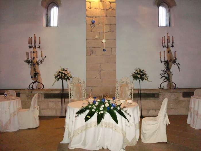 Castello,tavolo sposi