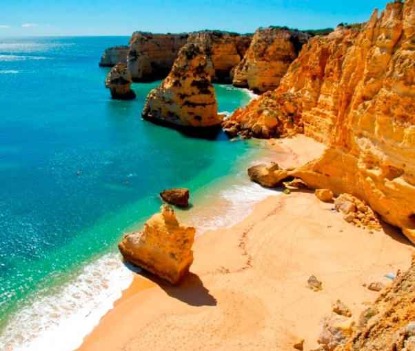 Spiaggia di Marinha, Algarve, Portogallo