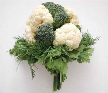 ahahah bouquet vegetariano!