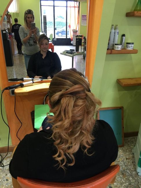Ultima prova acconciatura !!!! - 2