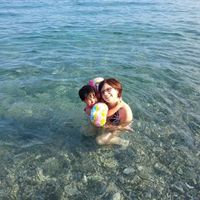 Io e la mia bellissima nipotina a mare 