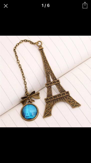  Idee segnaposto tema Parigi - 2