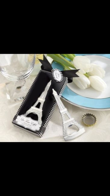  Idee segnaposto tema Parigi - 3