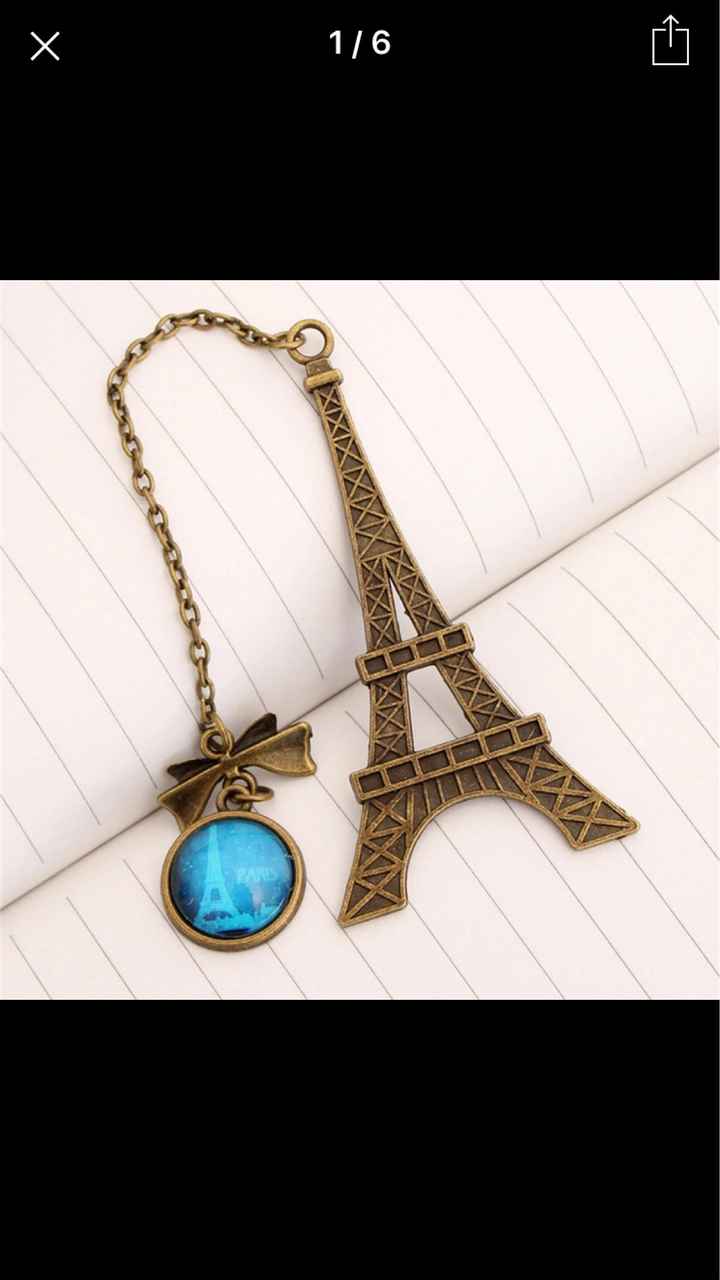  Idee segnaposto tema Parigi - 2