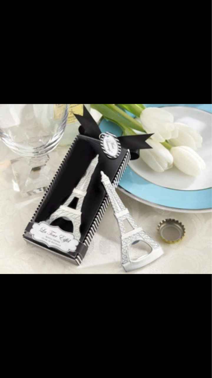  Idee segnaposto tema Parigi - 3