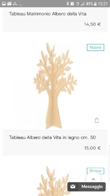 Segnaposto: albero della vita 7