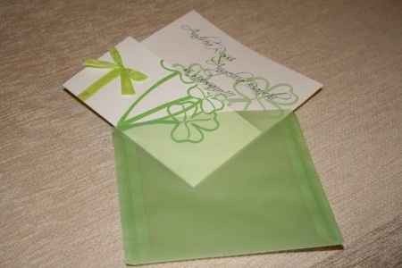 PARTECIPAZIONI COLOR VERDE