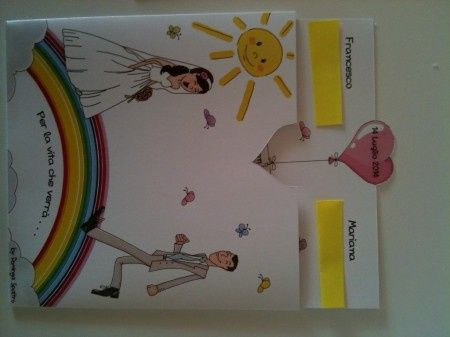 I nostri inviti colorati :0)) - 2