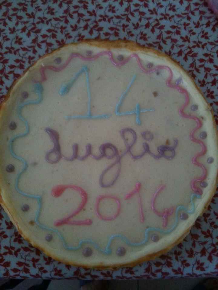 la nostra torta annuncio!