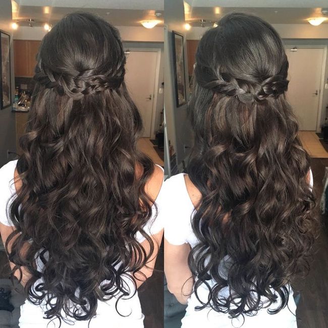 Acconciatura capelli lunghi castano scuro 13