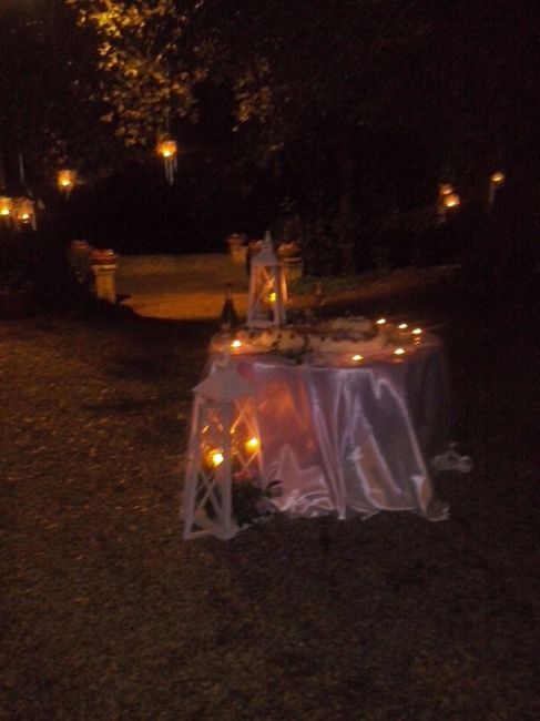 Il tavolo della torta