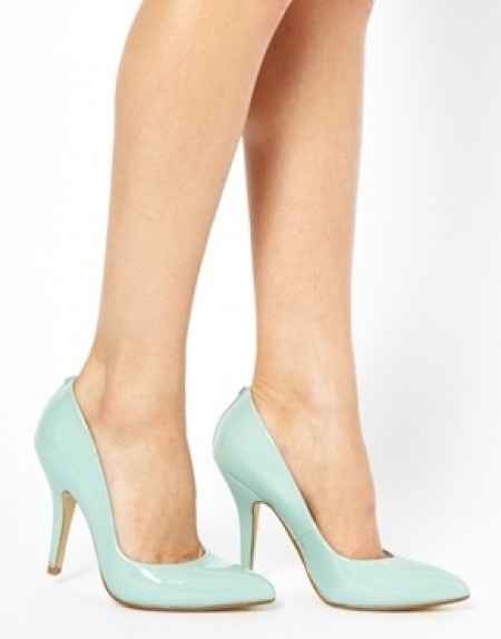 scarpe verde menta
