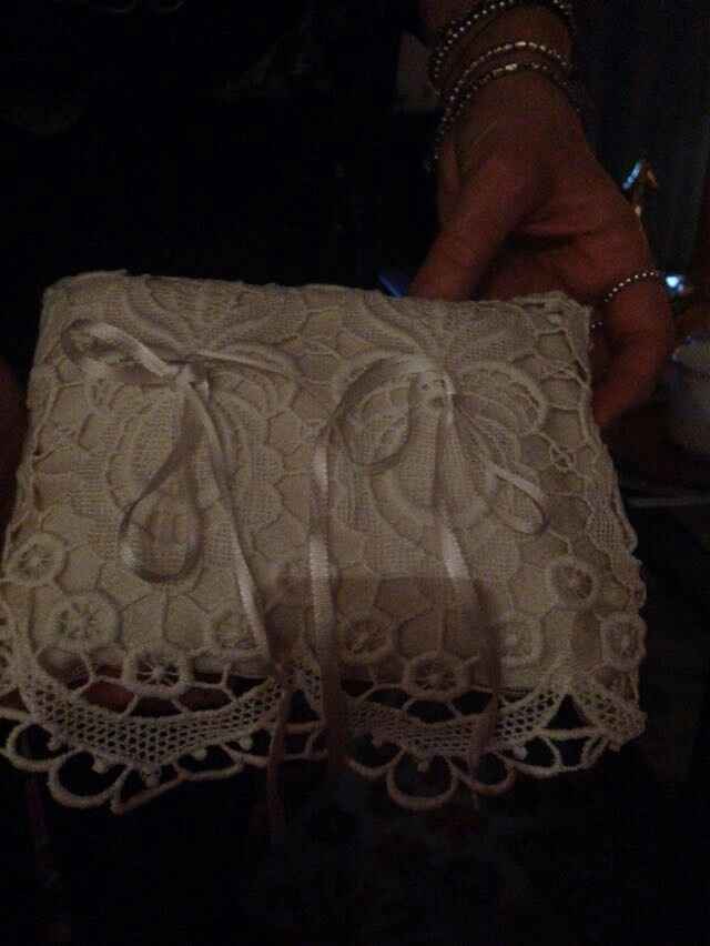 Porta fedi fatto da mia mamma - 1