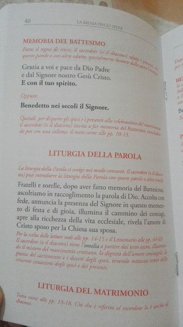 Cerimonia religiosa mista senza Messa: qualcuna ha per caso già un libretto fatto? - 2