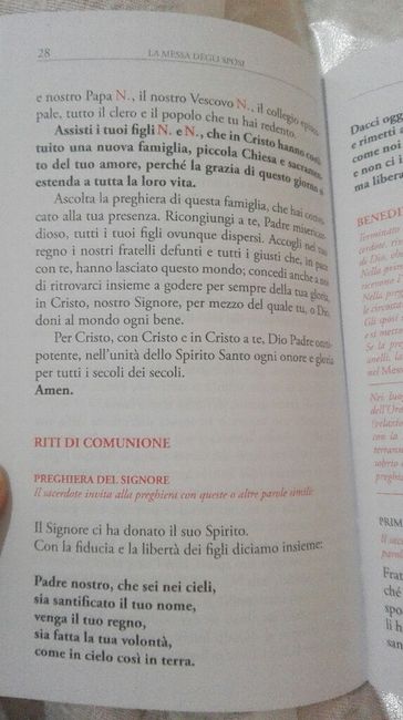 Cerimonia religiosa mista senza Messa: qualcuna ha per caso già un libretto fatto? - 6