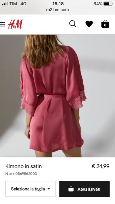 Vestaglia e sottoveste preparazione - 2