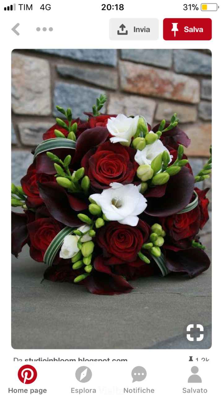 Bouquet sui toni Bordeaux - 4