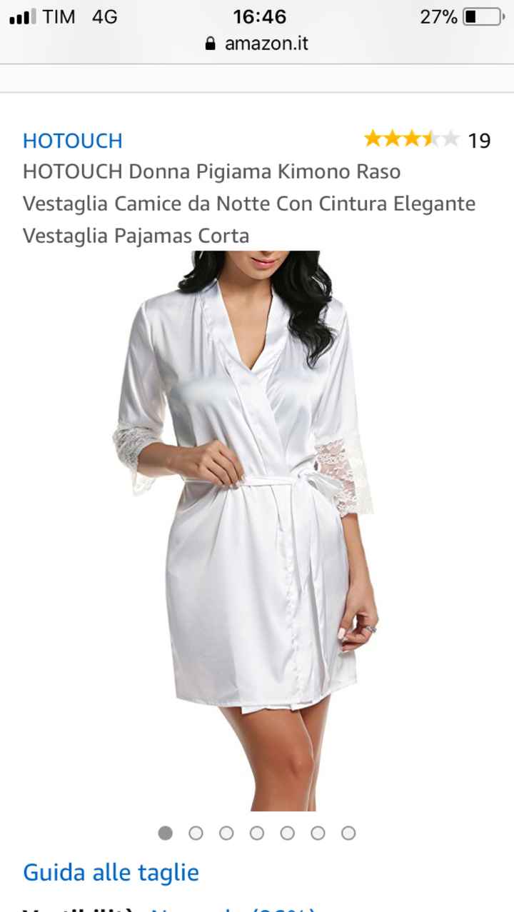 Vestaglia e sottoveste preparazione - 1