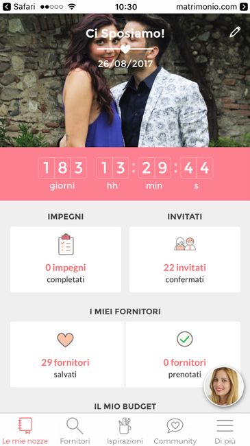 Quanti giorni mancano alle tue nozze? - 1