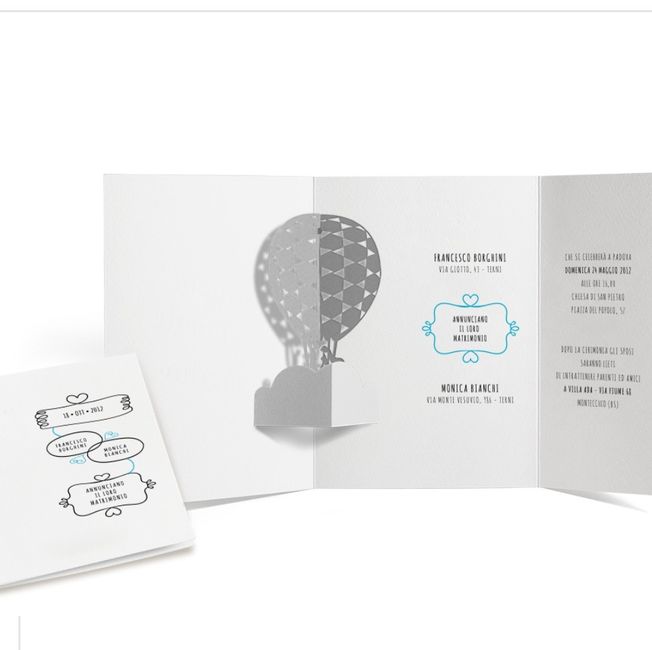 Partecipazioni e scatoline portaconfetti - 2