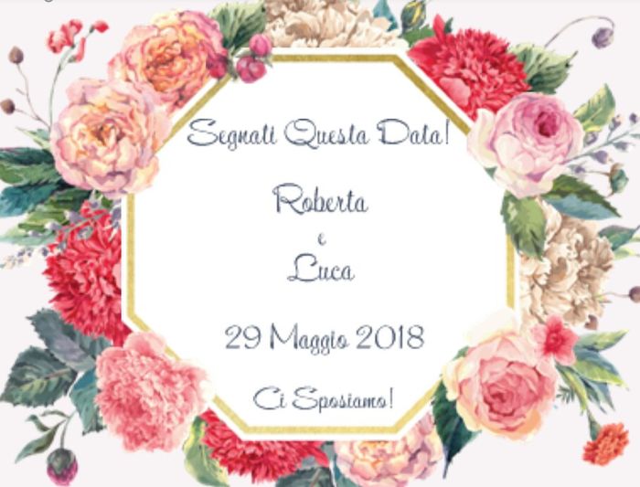  Save the Date...cosa cambiare? - 1