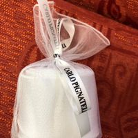 pezzo di stoffa per la chiusura del bouquet^^