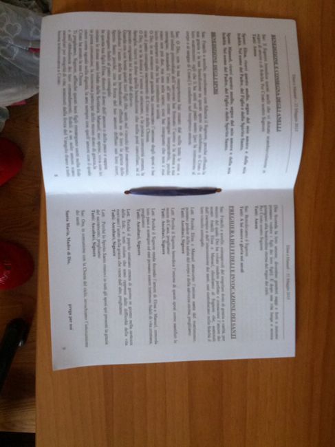 Prototipo libretto messa  - 2