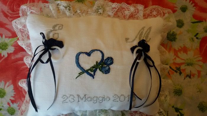 Cuscino porta fedi - 1