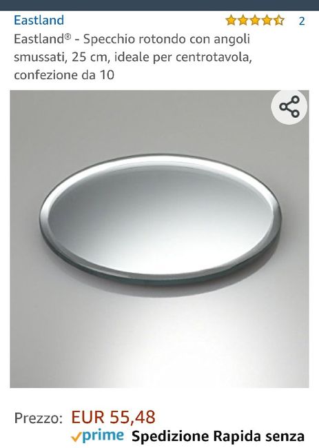 Centrotavola a specchio - 1