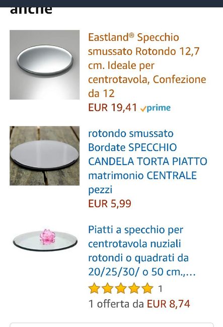 Centrotavola a specchio - 2