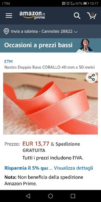 Nastro corallo - 1