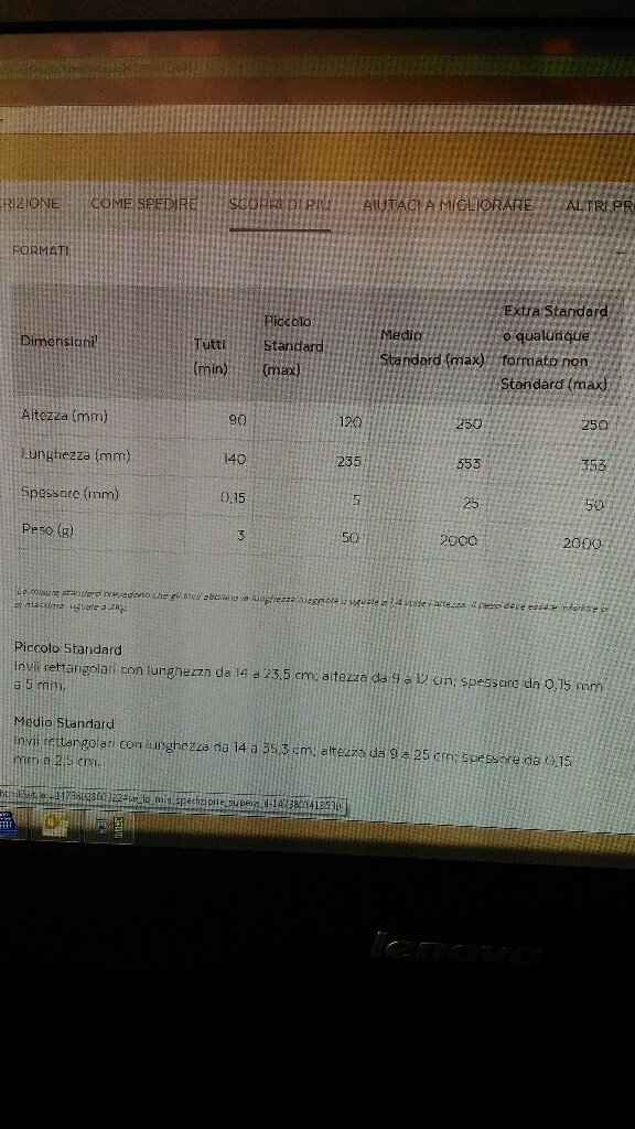 Info spedizione partecipazioni - 1