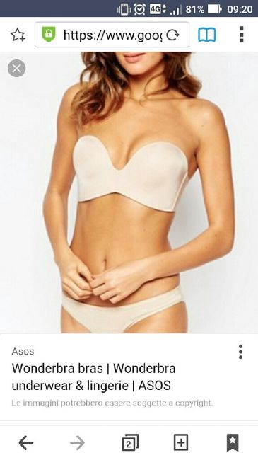 Reggiseno abito senza spalline - 1