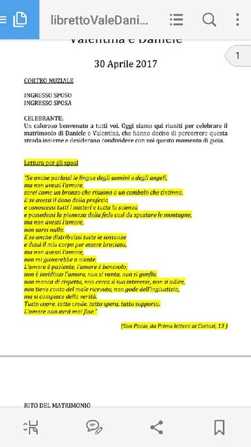  Letture cerimonia civile - 2