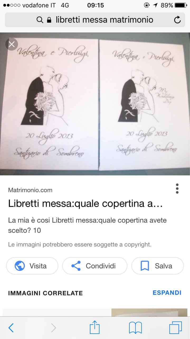  Libretto per la cerimonia religiosa - 1