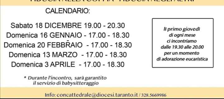 Corso Prematrimoniale - 1