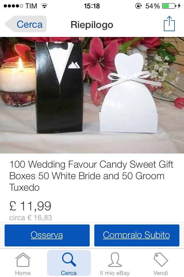 Scatoline /conetti confettata - 2