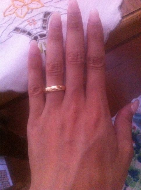 Abbinamento fede +anello fidanzamento postate le vostre foto!!!! - 1
