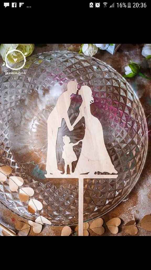 è arrivato il mio cake topper 😍 - 1