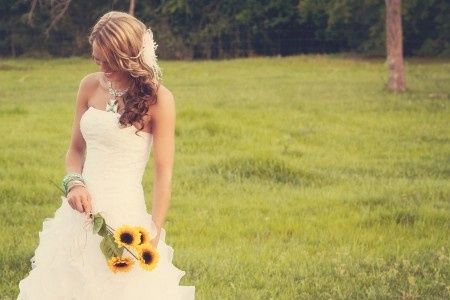 country chic bride