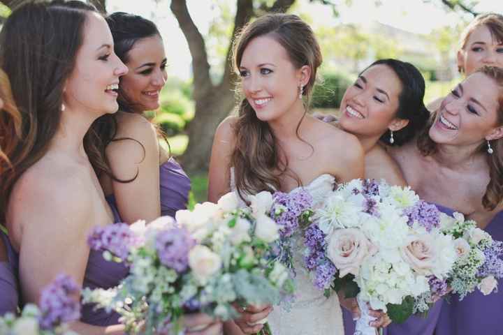 bride and her bridesmaid