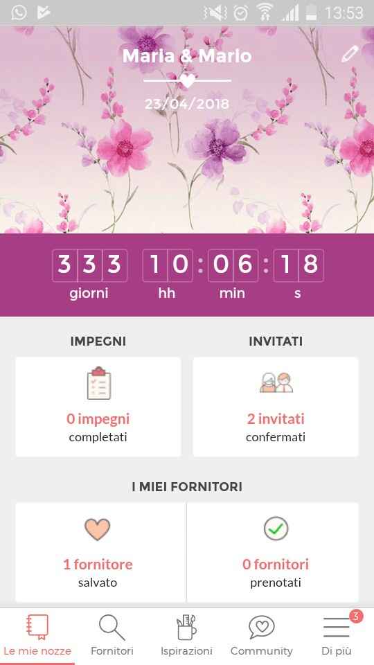 Condividete la data delle vostre nozze - 1