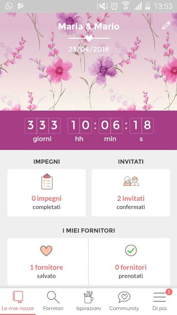 Condividete la data delle vostre nozze - 1