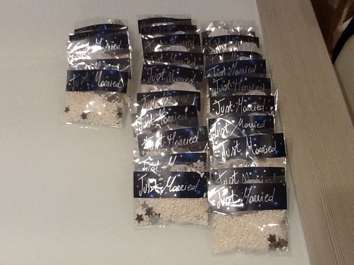 Riso stelle e petali