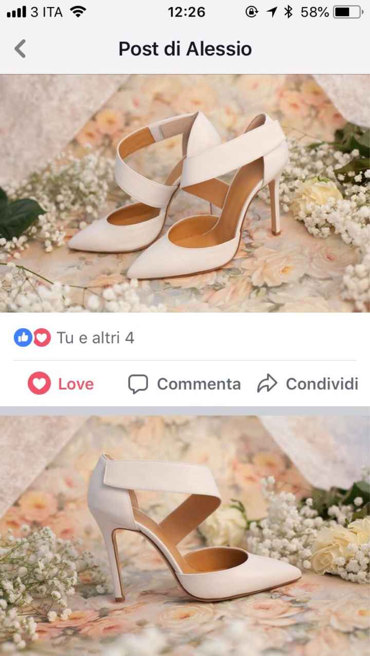 Quanto vi sono costate le scarpe da sposa? - 1