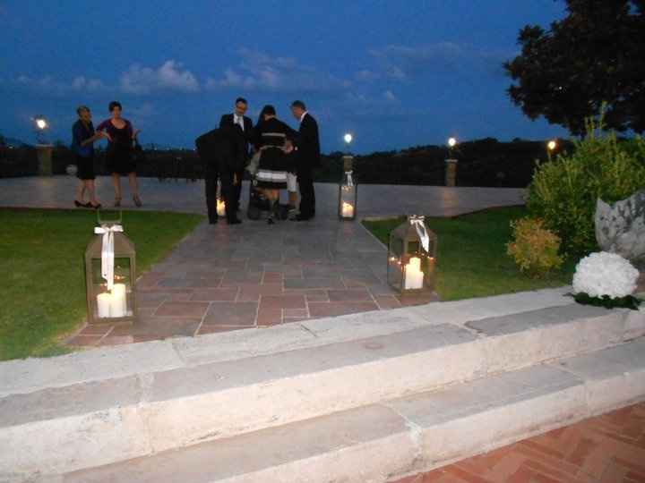 al di fuori del ristorante